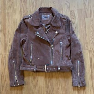 Blank NYC suede moto jacket